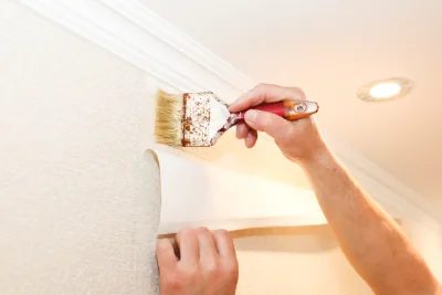 Pose de papier peint à Obtrée — revêtements muraux et toiles de verre